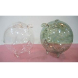 玻璃豬(綠) y03287 水晶飾品系列